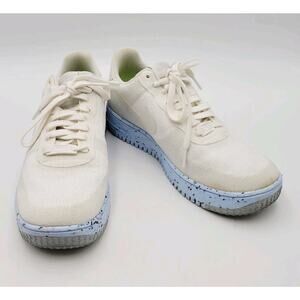 Nike Air Force 1 AF1 Shoe Sneaker Women’s Sz 10.5 Crater Flyknit White